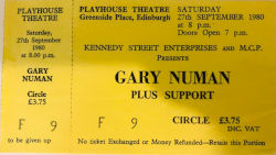 Edinburgh Ticket 1980